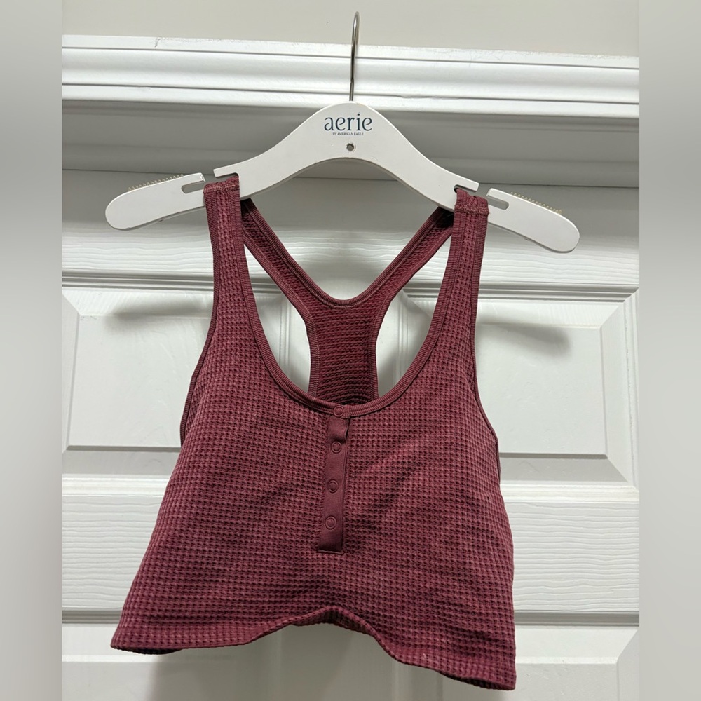 Aerie Offline Main Squeeze Seamless Waffle Bra Top